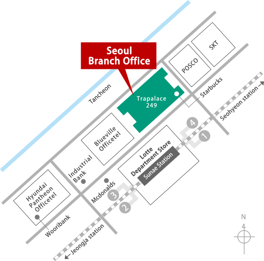 Seoul Branch Office MAP