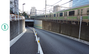 （1）トンネル入り口
