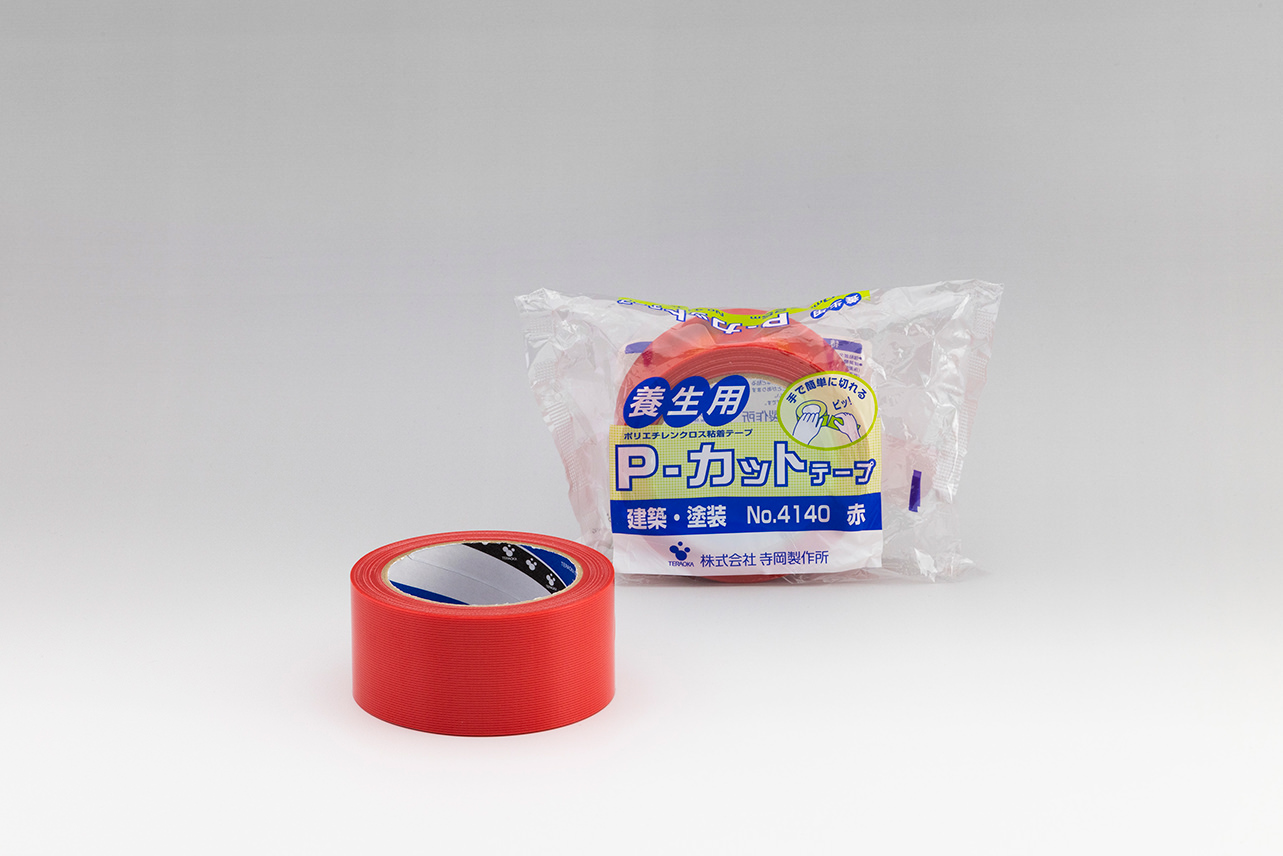 寺岡製作所 TERAOKA NO.4140 Pカットテープ 建築・塗装養生テープ 透